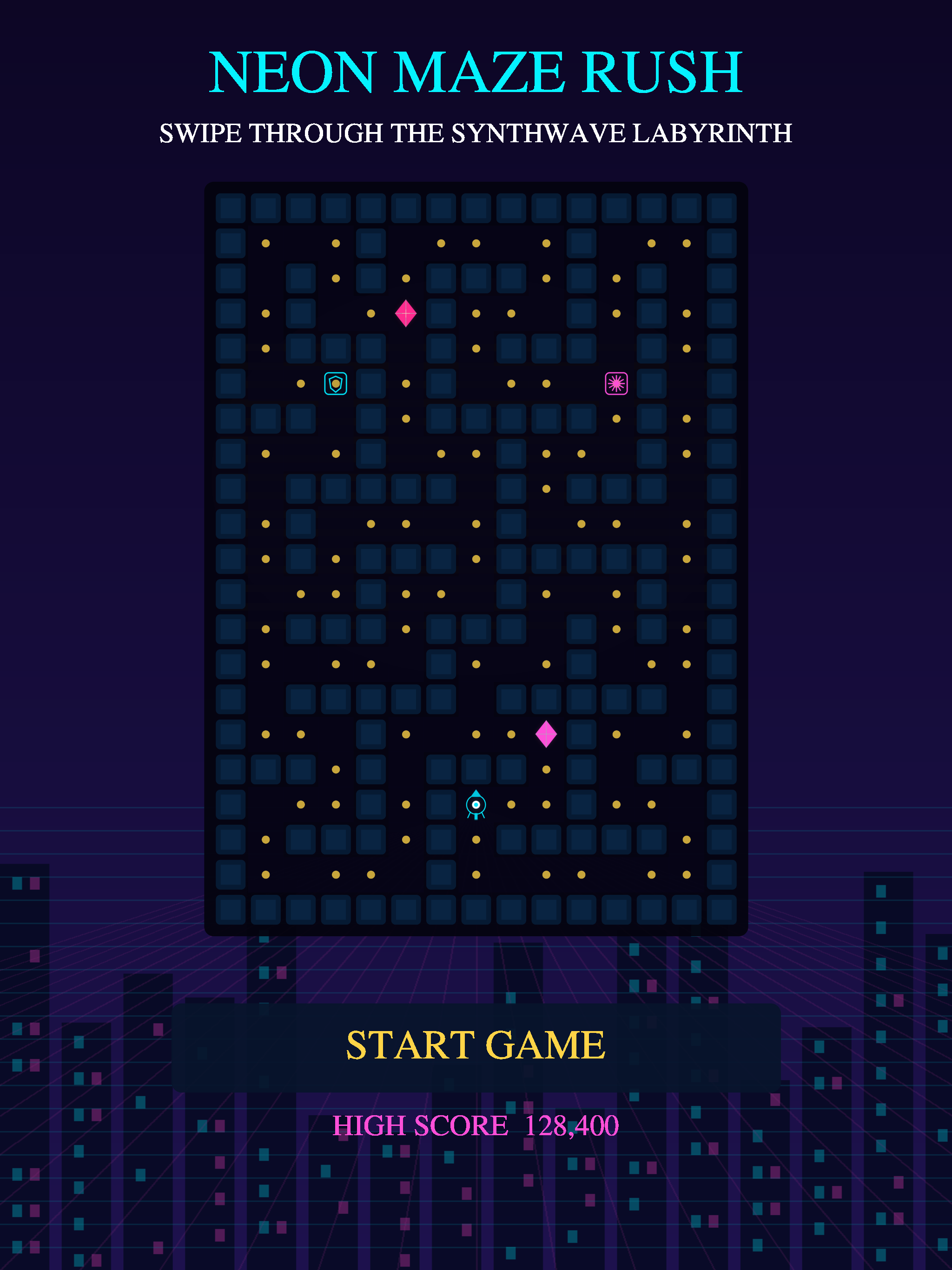 Neon Maze Rush screenshot 2